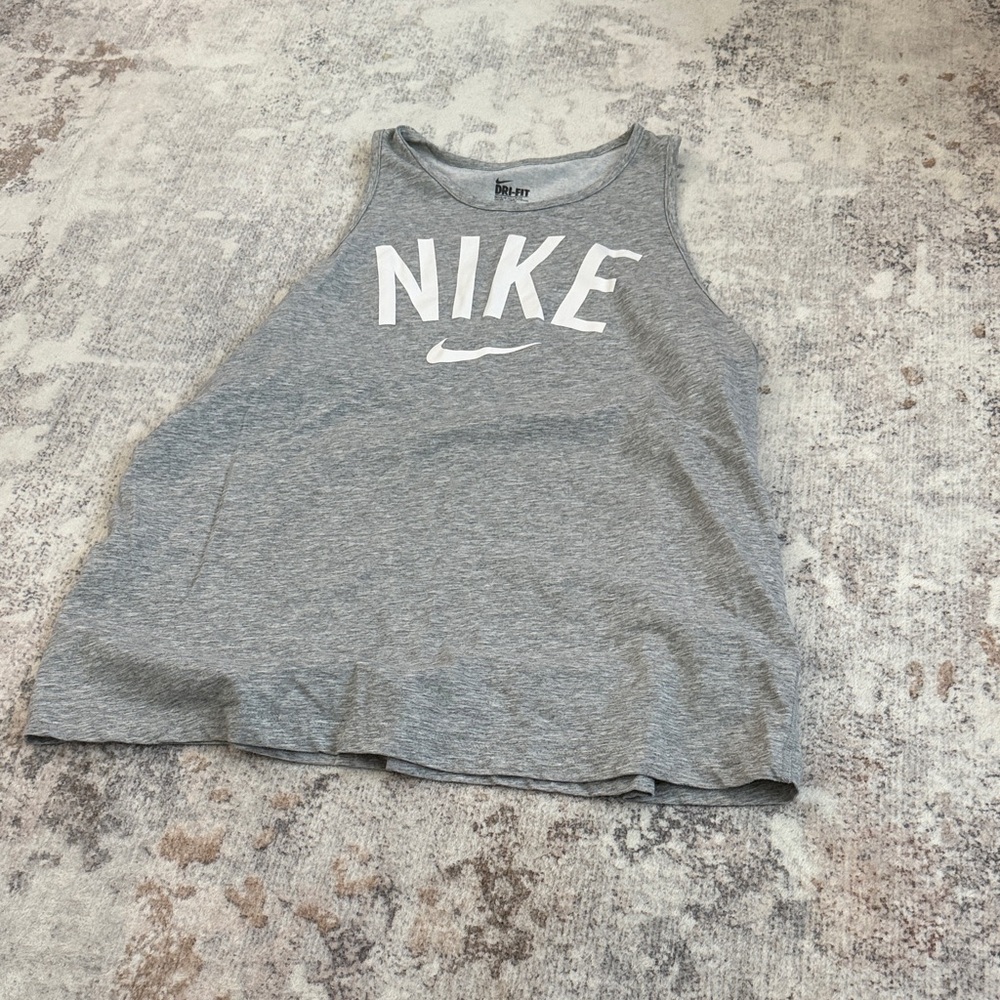 Nike Women's Heather Gray Tank Top
